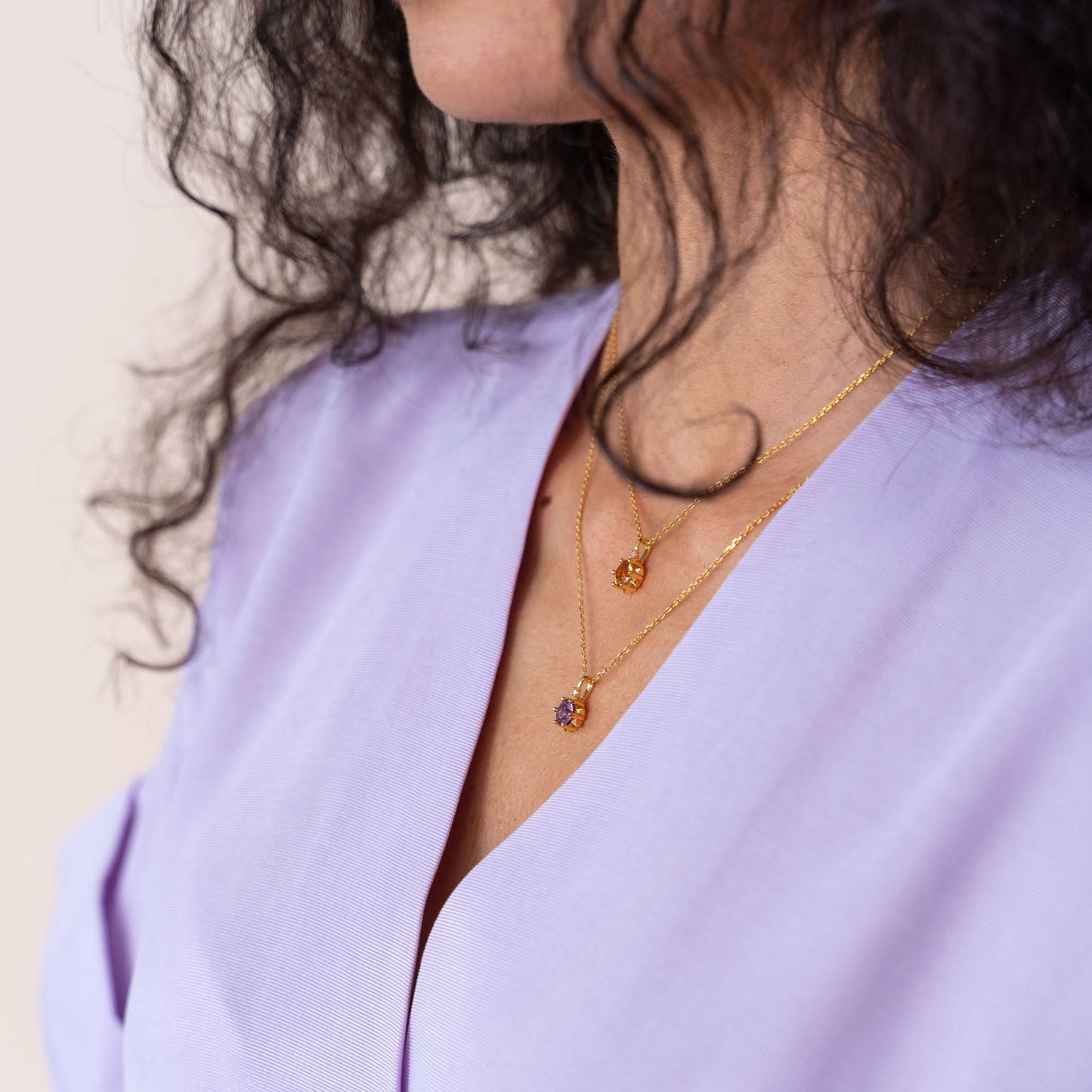 Starlight Natural 12 Birthstone Necklaces