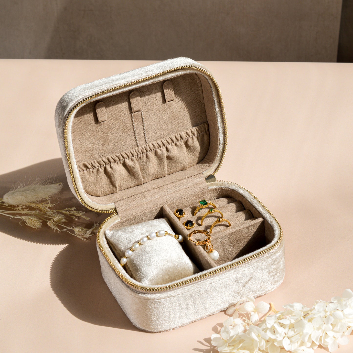 Velvet Jewellery Storage Box
