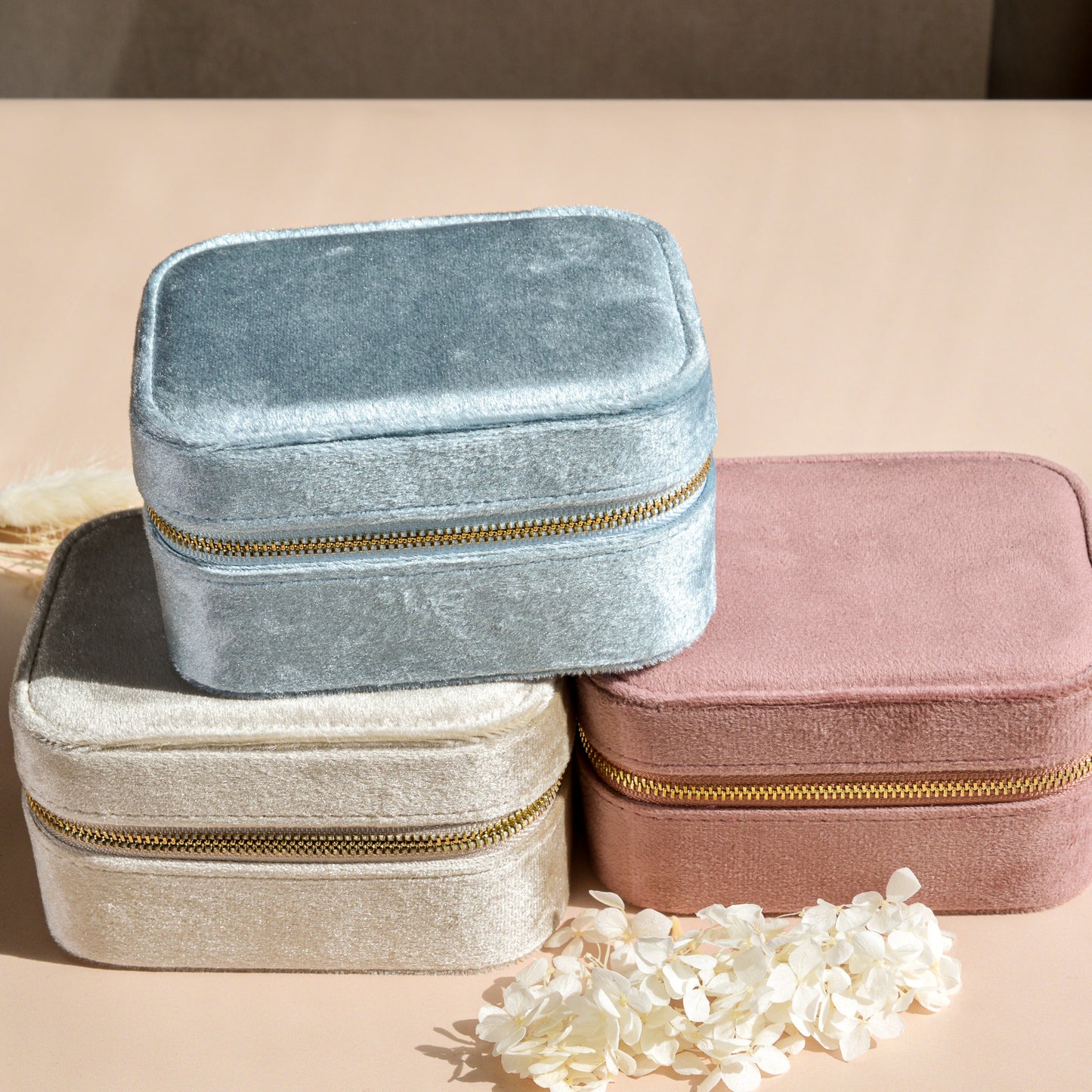 Velvet Jewellery Storage Box