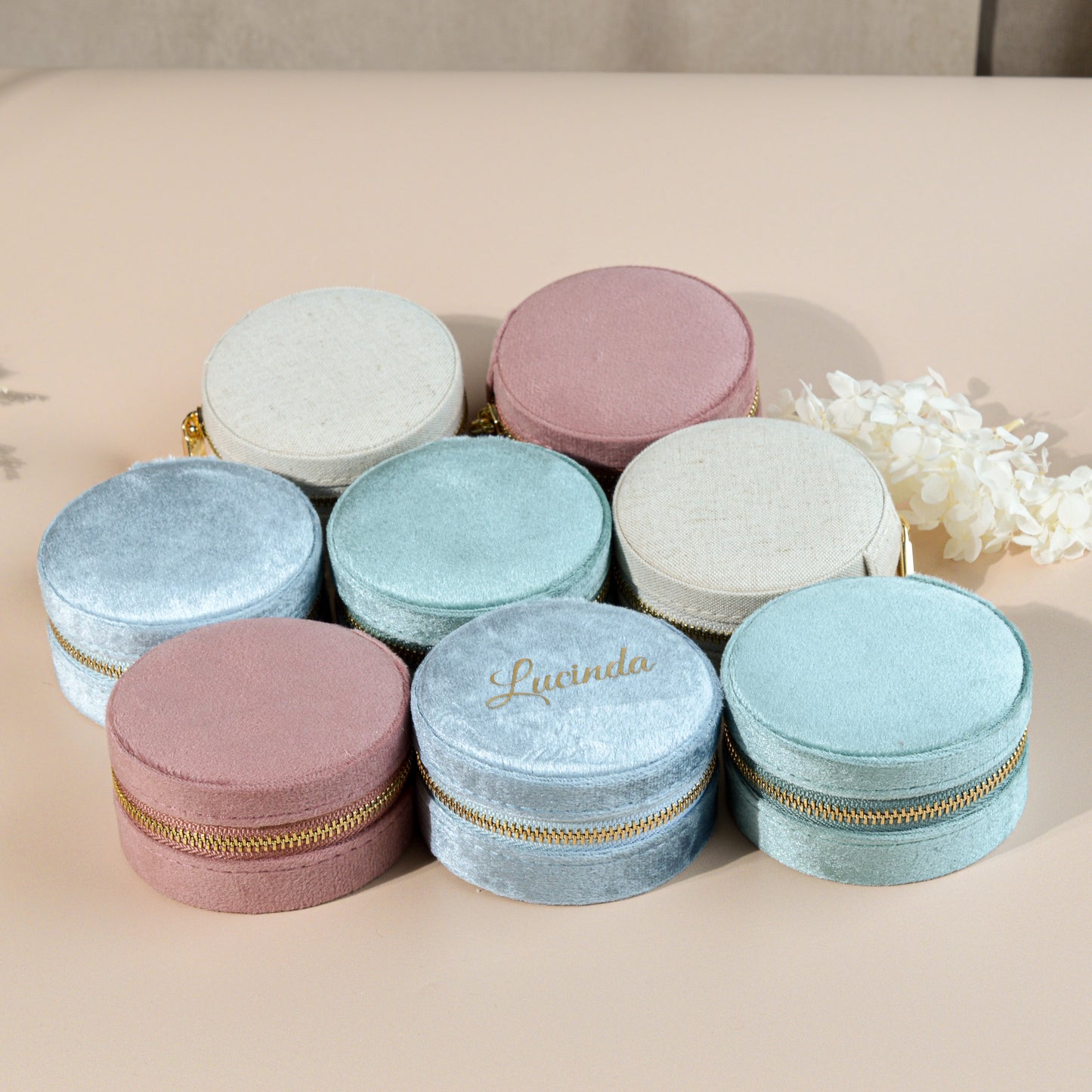 Velvet Jewellery Storage Box