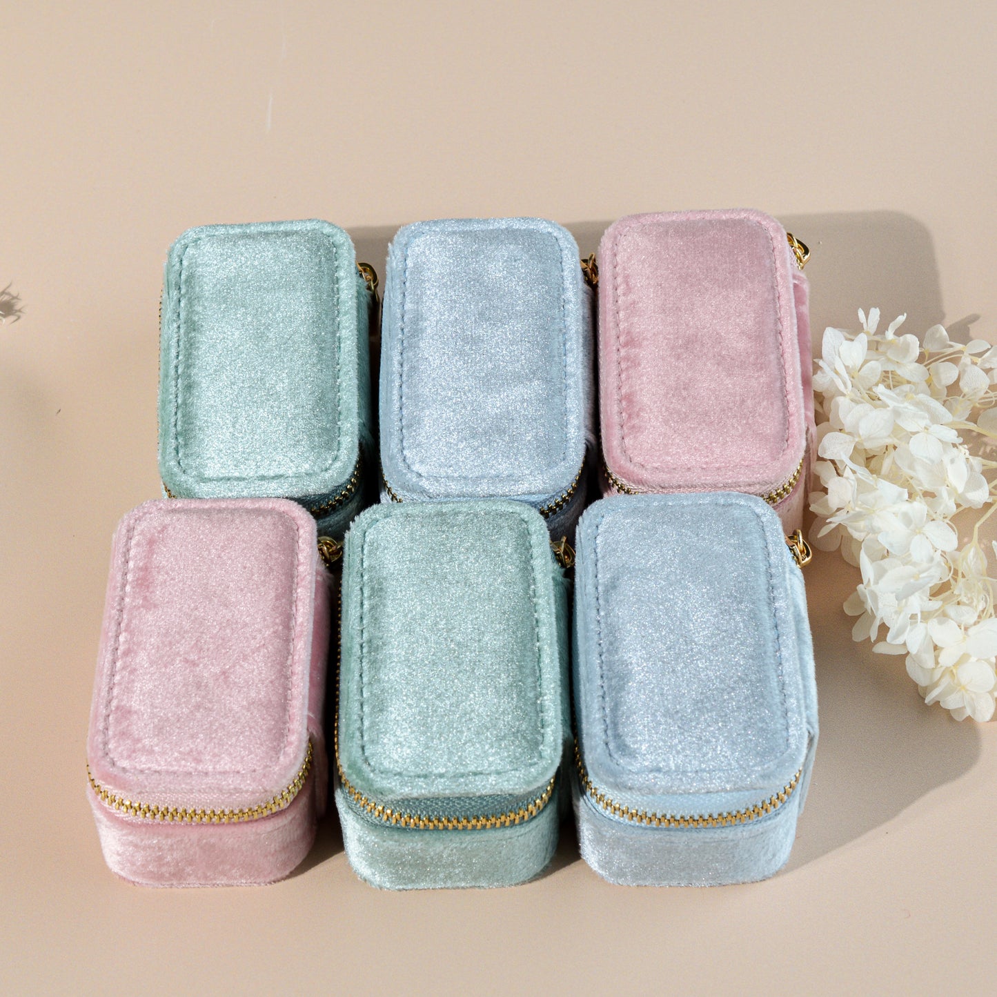 Velvet Jewellery Storage Box