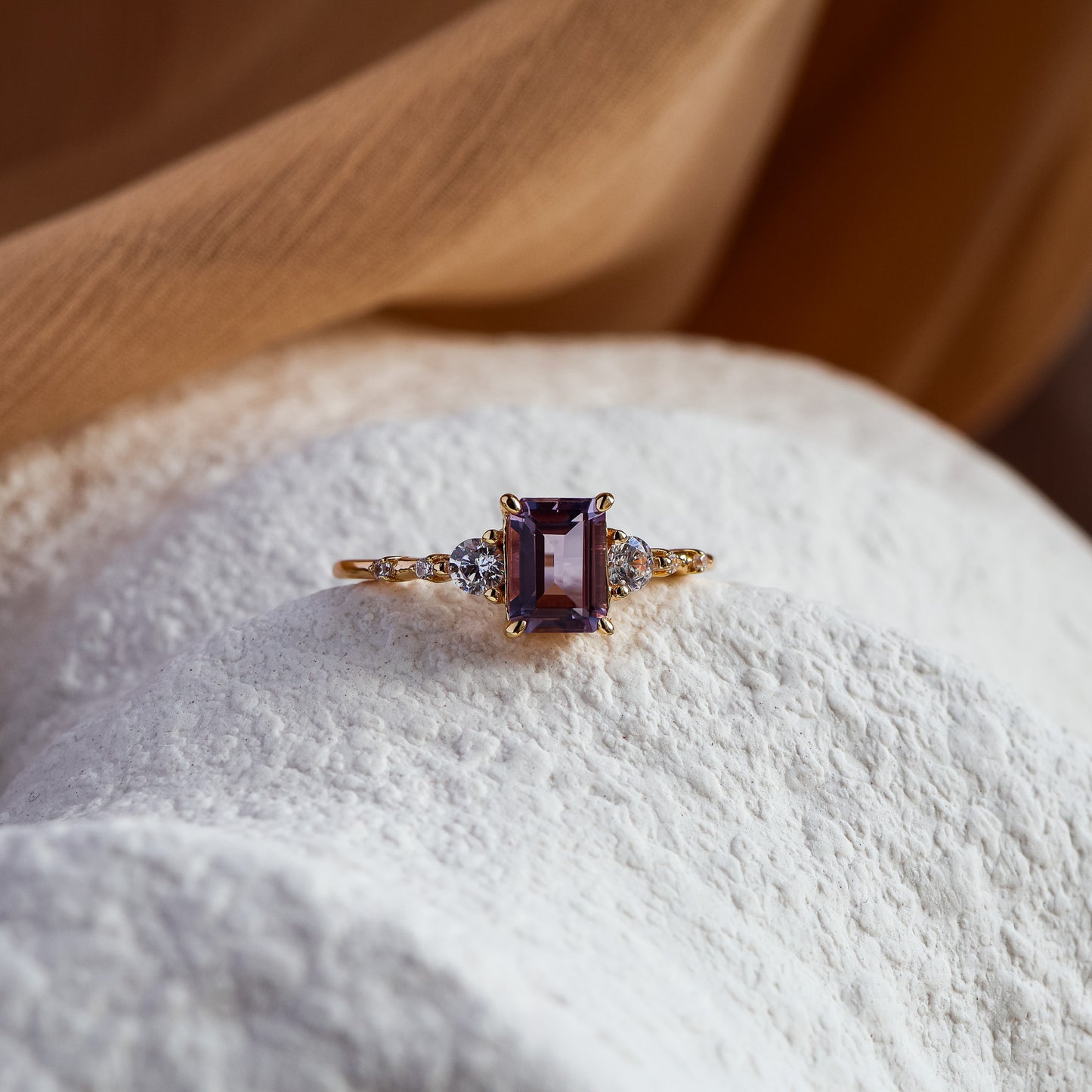 Mira Aquamarine Ring Gold/Silver