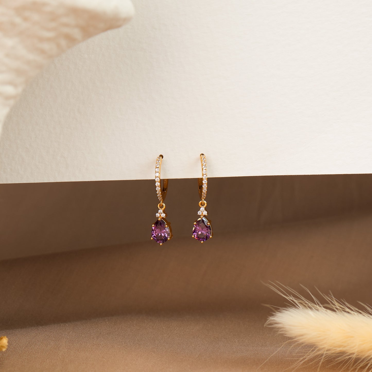 Layla Amethyst Necklace 14K Gold Vermeil