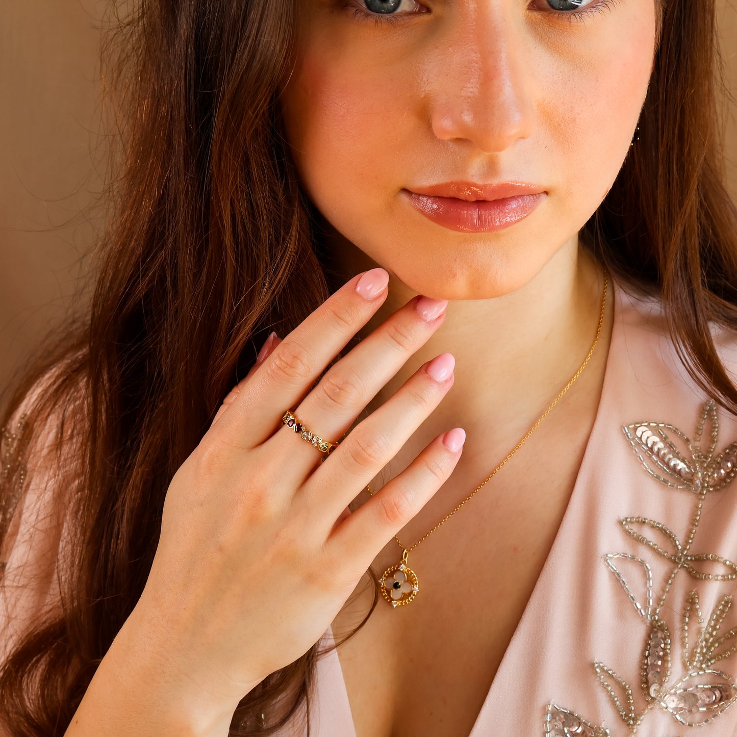 Harper Heart Ring 14K Gold Vermeil / Sterling Silver