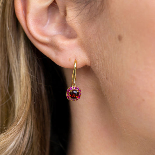 DEVOTION Garnet and Ruby Earrings