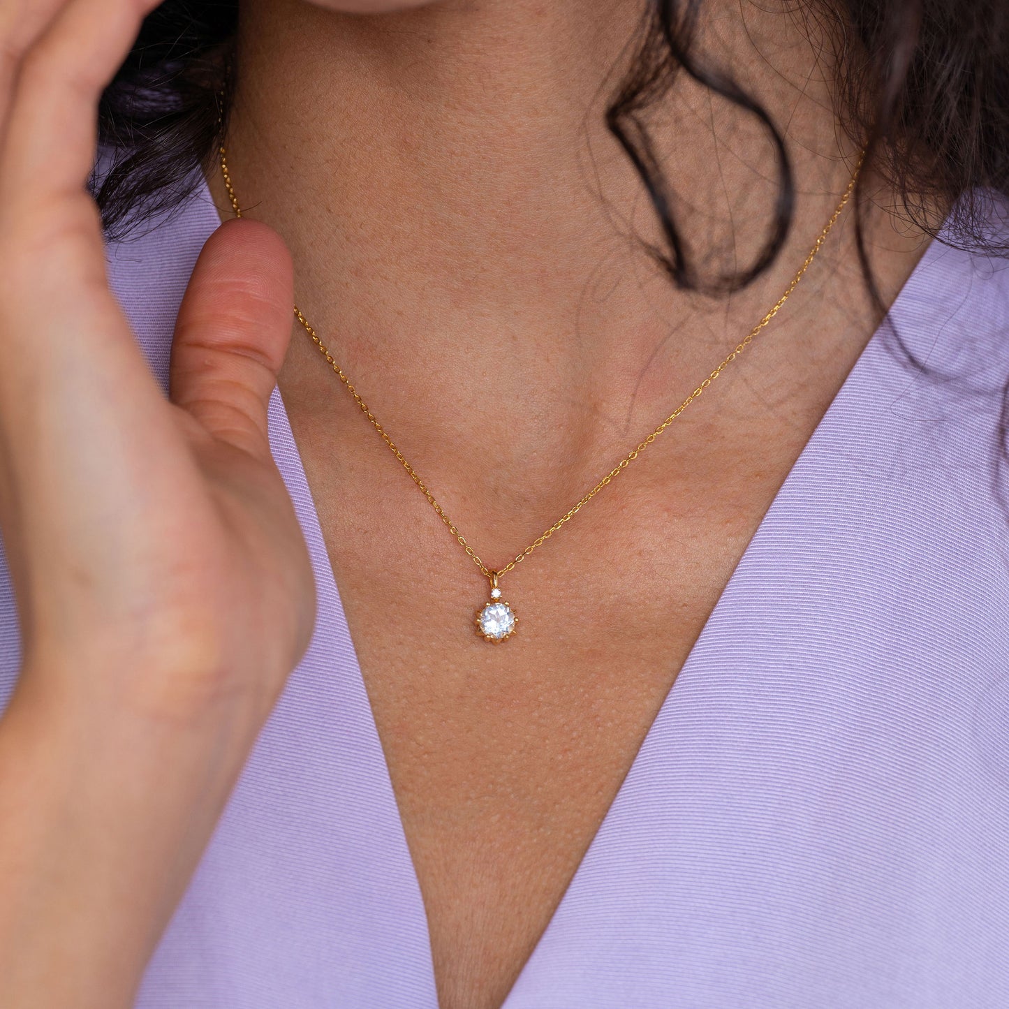 Starlight Natural 12 Birthstone Necklaces