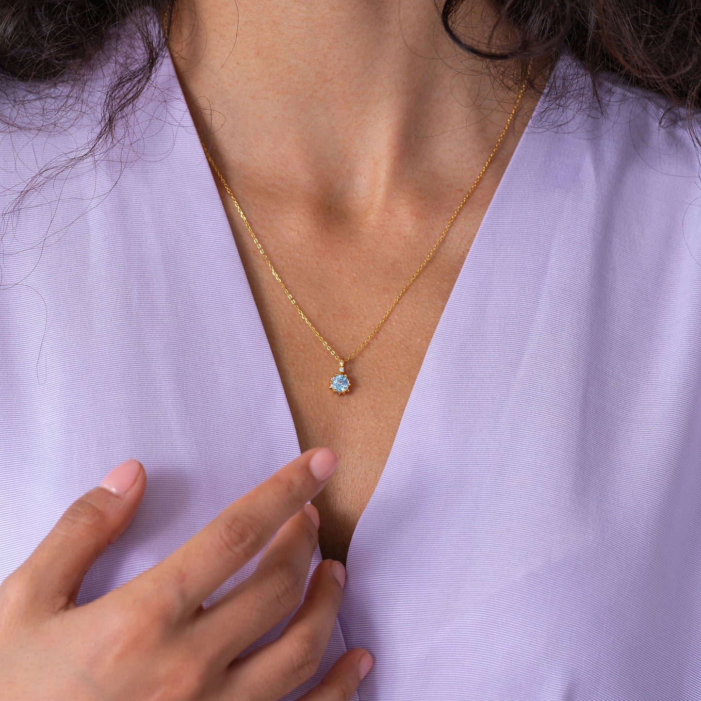 Starlight Natural 12 Birthstone Necklaces