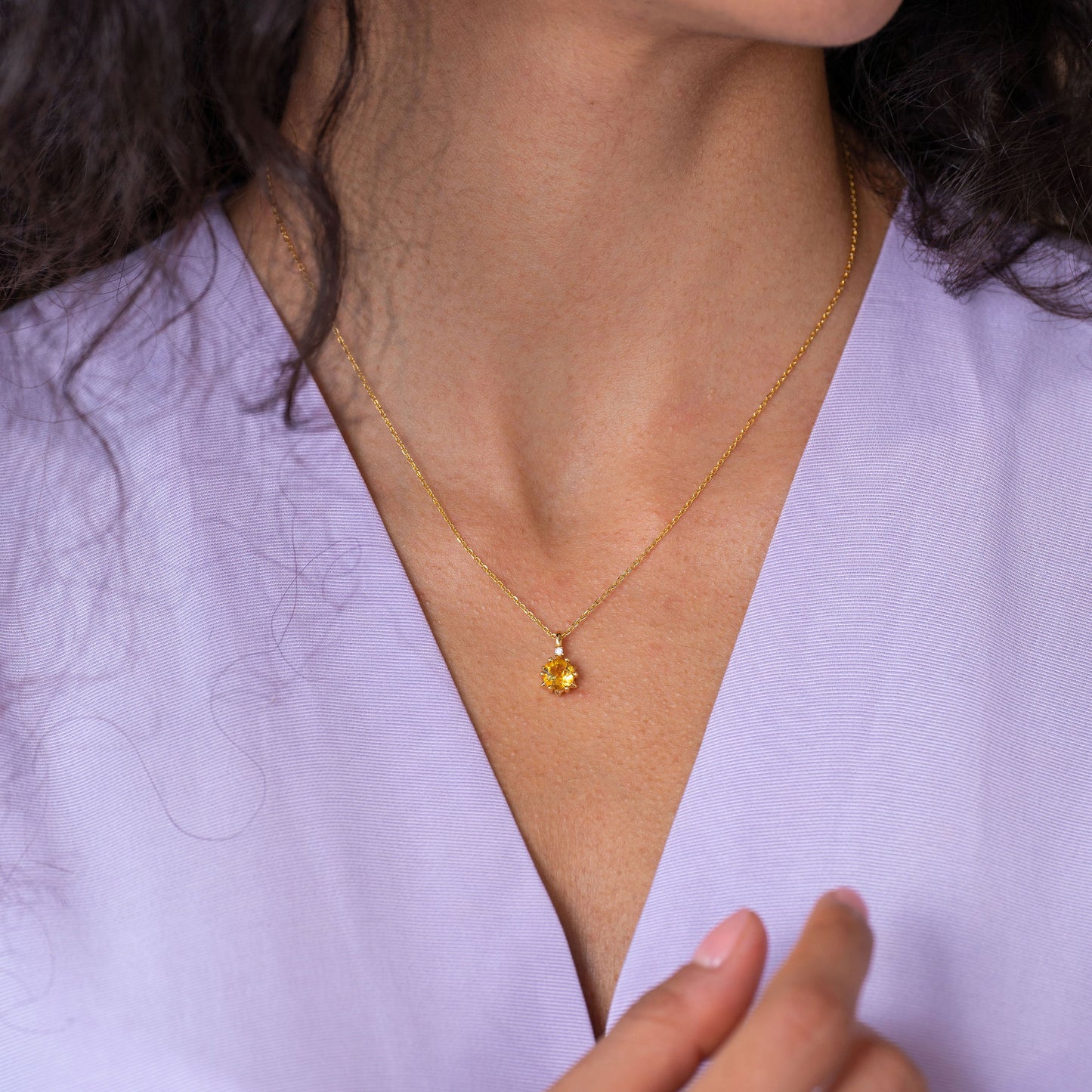 Starlight Natural 12 Birthstone Necklaces