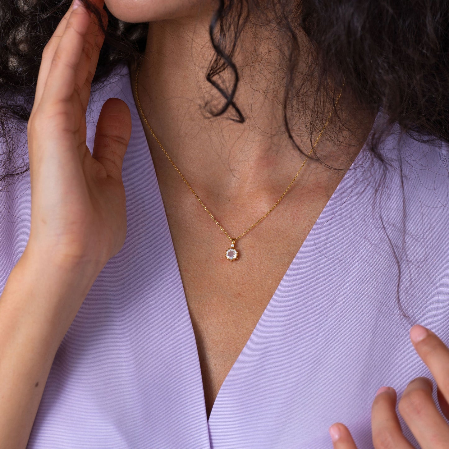 Starlight Natural 12 Birthstone Necklaces