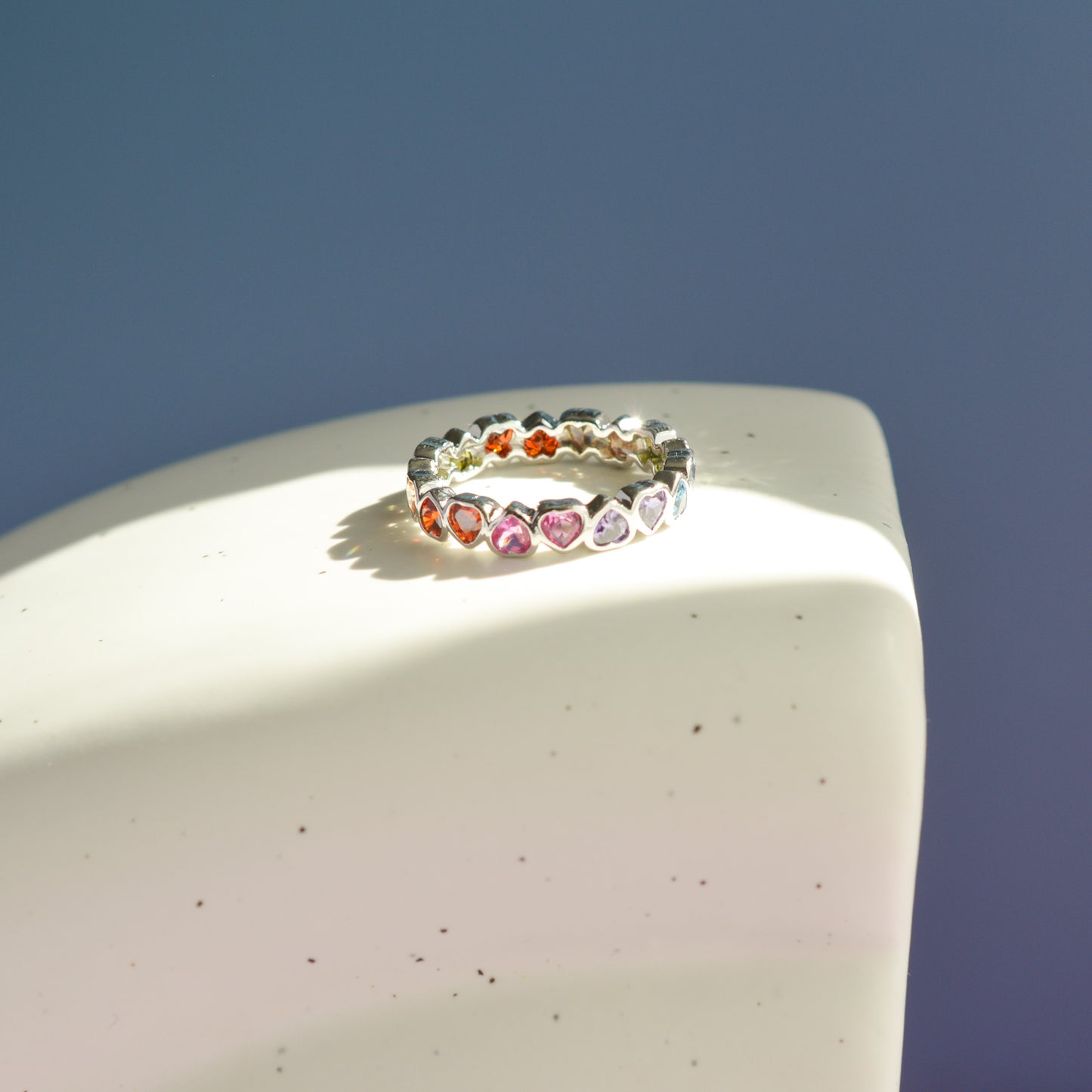 Harper Heart Ring 14K Gold Vermeil / Sterling Silver