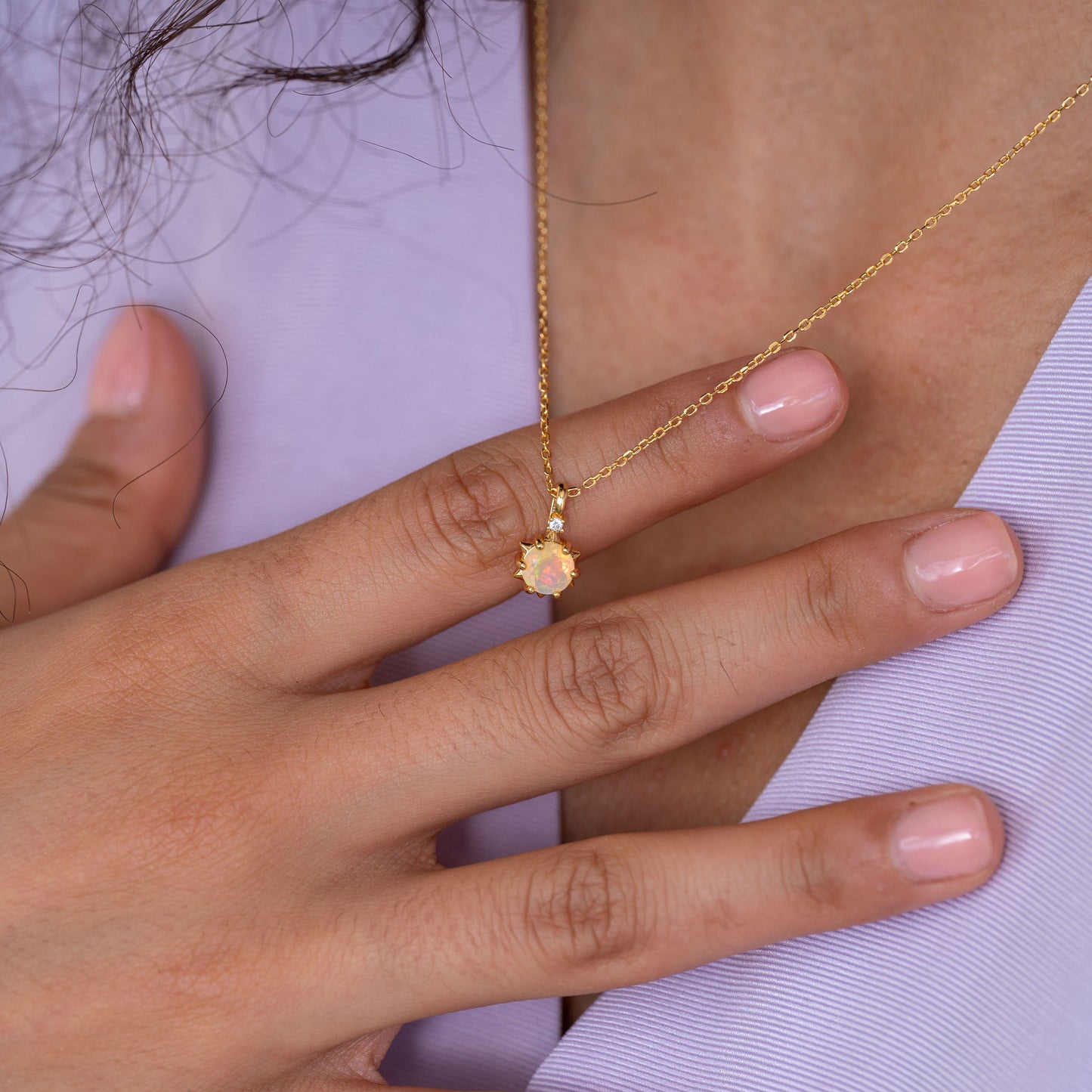 Starlight Natural 12 Birthstone Necklaces